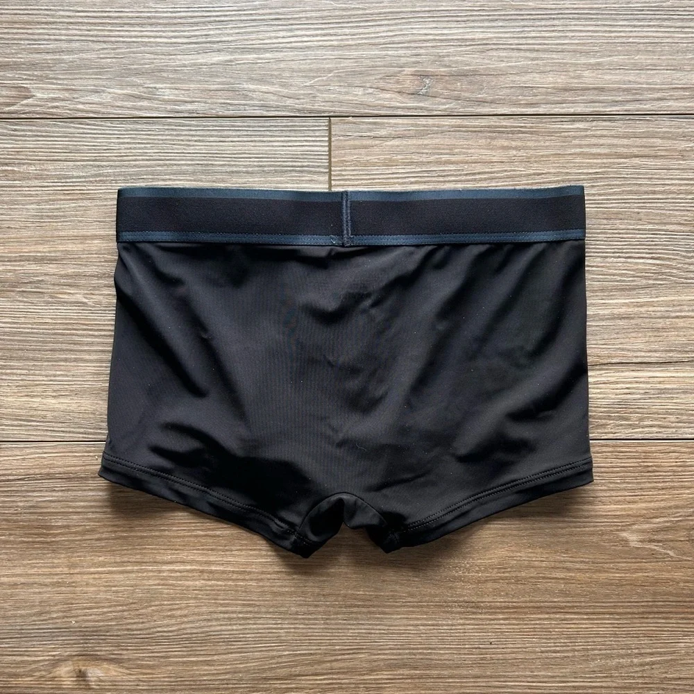Calvin Klein | Tonal Logo Low Rise Trunks in Black Onyx (Small)